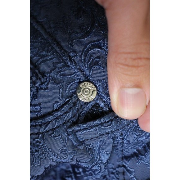 Vintage Versace Womens 30 x 29 Fully Embroidered Soft Pants Rare G1044 - Picture 10 of 11